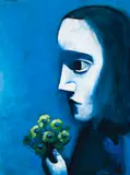 Girl With Flowers by Charles Blackman, c.1958, oil on composition board, sold Mar 2017