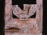 Wounded Man by Albert Tucker, 1958, synthetic polymer paint and cement on composition board, offered Mar 2017