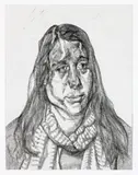 Portrait Head by Lucian Freud, 2001, etching on Somerset textured white paper, offered Mar 2017