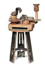 No. 549 by Robert Klippel, 1985, wood assemblage, sold Mar 2017