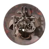 No. 144, CIRCULAR RELIEF SCULPTURE by Robert Klippel, 1962, brazed steel , bronze, sold Nov 2016