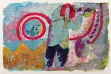 Nature morte aux trois pommes ; L’Homme à la cruche. Vers 1990 by Théo Tobiasse, Lithographie, sold Apr 2025