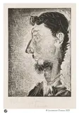 Portrait de Piero Crommelynck II. 1966 by Pablo Picasso, Aquatinte (réserves au crayon lithographique) et eau-forte sur zinc, sold Apr 2025