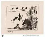 Les Banderilles. (Pl. pour Jaime Sabartés, A los toros, Monte-Carlo, André Sauret, 1961) by Pablo Picasso, Lithographie, sold Apr 2025