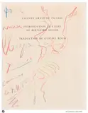 Charogne by Pablo Picasso, 1955, Crayon multicolore sur le frontispice de l’ouvrage de Bernhard Geiser, L’œuvre gravé de Pi, sold Apr 2025