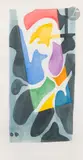 Composition by Guy de Rougemont, 2002, Aquarelle, sold Apr 2025