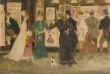 La Vitrine de Sagot by George Bottini, 1906, Aquarelle et encre, sold Apr 2025