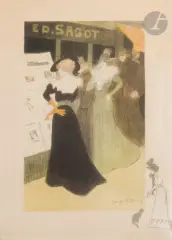 La Vitrine de Sagot by George Bottini, 1898, Lithographie, sold Apr 2025