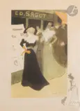 La Vitrine de Sagot by George Bottini, 1898, Lithographie, sold Apr 2025