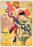 5e Salon du cycle organisé au Pole Nord par l’Union-Véloce Club Bruxellois du 13 au 21 mars 1897 Chromolithographie. Non entoilée. Imp. J.E. Goossens, Bruxelles by Victor Mignot, Affiche en Belgique, p, sold Apr 2025