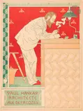 Paul Hankar, 1894 Chromolithographie. Non entoilée. Imp. A.D.Mertens, Bruxelles by Adolphe Crespin, Affiche, p, sold Apr 2025