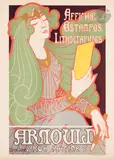 Arnould Chromolithographie. Non entoilée Imp. Champenois, Paris by Marcel-Lenoir, Affiche au temps de l’art nouveau, p, sold Apr 2025