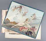 Nu féminin et ses angelots by Tony Minartz, Gouache, sold Apr 2023