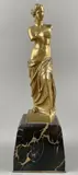Vénus de Milo by François-Charles de Franoz, Bronze doré, sold Mar 2023
