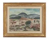 Environs de Saint-Tropez by André Dunoyer de Segonzac, Aquarelle, sold Nov 2022