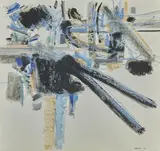 Sans titre by John Levee, Gouache number XVI, sold Nov 2022