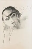 Portrait de femme by André Derain, Lithographie, contresignée, sold Jul 2020