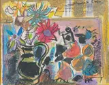 Bouquet de fleurs by Maurice Empi, Pastel, sold Jul 2020