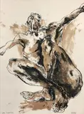 Homme nu by Lydie Arickx, Lithographie, feuille, sold Jun 2020