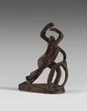 Le cerceau by André Beaudin, 1934, Épreuve en bronze patiné, sold Jun 2020