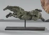 Cheval by Roger Plin, Épreuve en bronze à patine verte, sold Jun 2020
