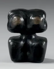 Petit Sphynx magique by François Stahly, vers 1980, Épreuve en bronze patiné, sold Jun 2020