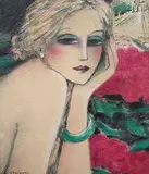 Le bracelet vert by Jean-Pierre Cassigneul, Lithographie en couleur (Editions Enrico Navarra), sold Dec 2020