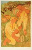 Scène campagnarde by Maurice Savin, Lithographie en couleur signée et numérotée, sold Dec 2020