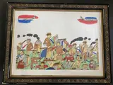 Avions au dessus de la ville by Antonio Seguí, 1988, Lithographie en couleur, sold Jul 2020