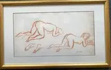 Etude de nu féminin by Jacques Nam, Sanguine, sold Jul 2020