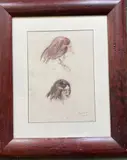 Etude de profils féminins by Jacques Nam, 1921, Aquarelle, sold Jul 2020