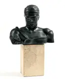 Argos by Igor Mitoraj, Bronze à patine noire nuancée vert, sold Jun 2020