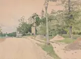 Ancienne by Alexandre Nicolaïevitch Benois, Aquarelle sur traits de crayon noir, sold Sep 2024
