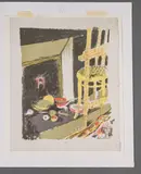 L'âtre (planche pour "Paysages et intérieurs"). 1899 Roger-Marx 39 by Édouard Vuillard, Lithographie en couleurs, sold Sep 2024
