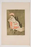 La Parisienne (petite planche) Ginestet et Pouillon E.93 by Jacques Villon, Aquatinte en couleurs, sold Sep 2024