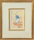 Le bouquet de fleurs by Henriette Deloras, 1913, Pastel, sold Sep 2024