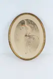 La dresseuse d'oiseaux by Louis Icart, Lithographie à vue ovale, sold Sep 2024