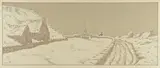 La neige by Henri Rivière, 1902, Lithographie couleurs, série La féerie des heures Feuille :, sold Apr 2023