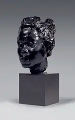 Hanako, type A by Auguste Rodin, Épreuve en bronze patiné, sold Apr 2023