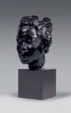 Hanako, type A by Auguste Rodin, Épreuve en bronze patiné, sold Apr 2023