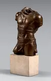 Grépol by Igor Mitoraj, 1978, Épreuve en bronze patiné, sold Apr 2023