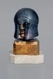 Hoplita (opus 212), 1981-1982 by Miguel Ortiz Berrocal, Épreuve en bronze doré et patiné noir, sold Apr 2023
