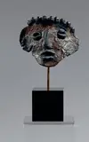 Visage d'homme by André Derain, Épreuve en bronze à patine polychrome, sold Apr 2023