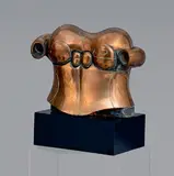 Desperta Ferro 10 (opus 249), 1979-1982 by Miguel Ortiz Berrocal, Épreuve en bronze doré, sold Apr 2023