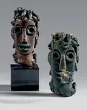 Tête de femme by André Derain, Épreuve en bronze à patine polychrome, sold Apr 2023