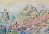 Le Puy-en-Velay by Paul Signac, 1912, Aquarelle gouachée, sold Apr 2023