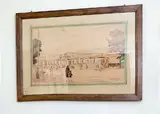 Étude pour les bains douches by Jean Montariol, Lavis d'aquarelle, sold Apr 2023
