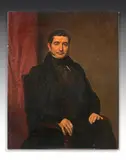 Portrait d'homme assis by Jérôme-Martin Langlois, Toile, sold Mar 2023