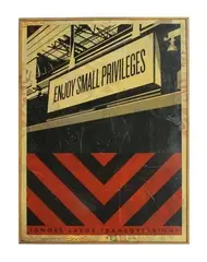 Small Privileges, HPM by Shepard Fairey, 2011, Technique mixte et collage sur panneau, sold Dec 2015