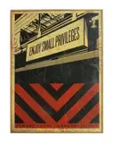 Small Privileges, HPM by Shepard Fairey, 2011, Technique mixte et collage sur panneau, sold Dec 2015